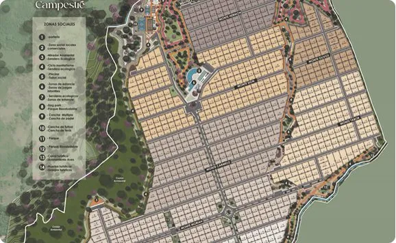 Plano del condominio